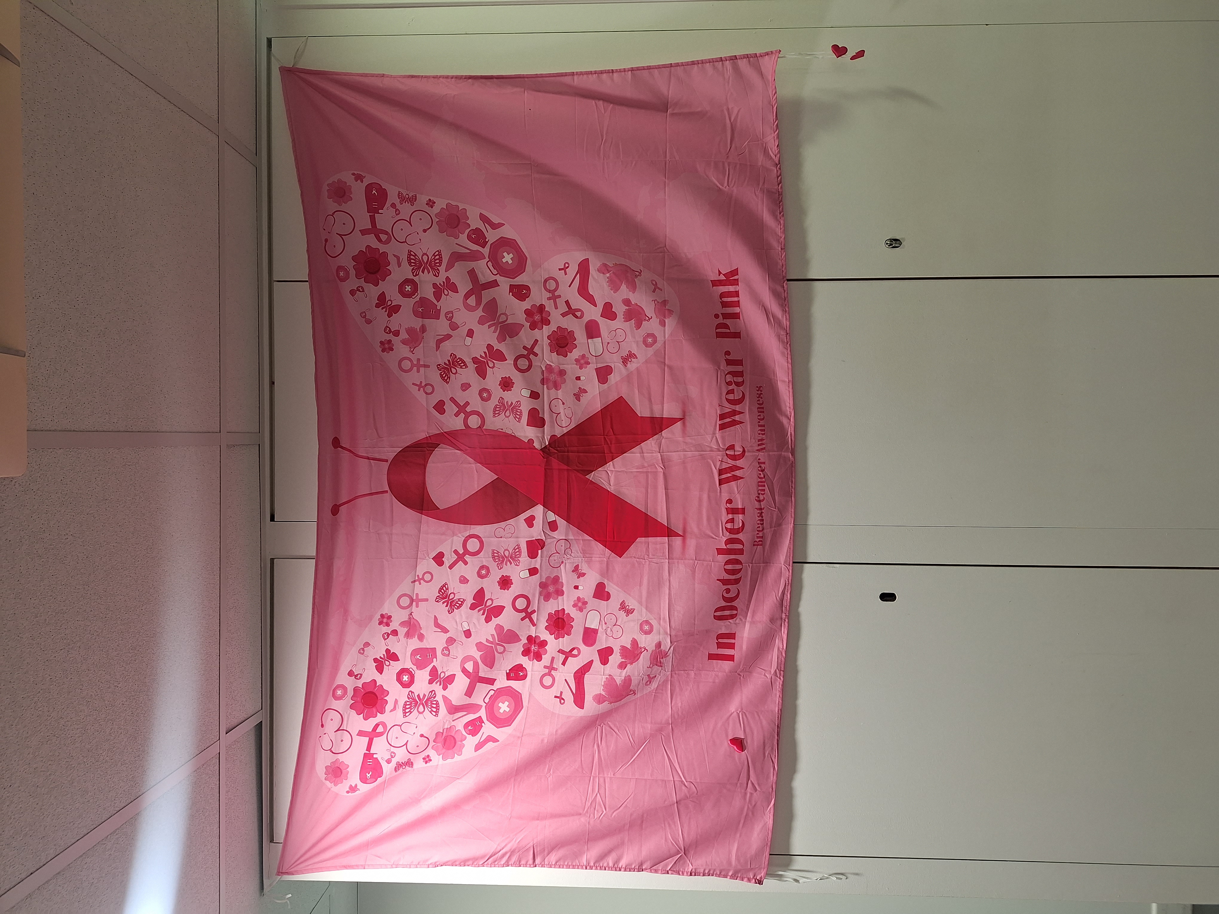 Lot De 100 épingles Ruban Satin Bleu Et Rose – Soutien Cancer Du Sein, Cause Nourrisson, événements Solidaires