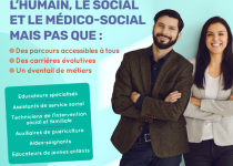 Affiche semaine des métiers de la solidarité