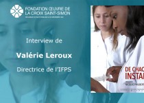 Interview de la directrice Valérie Leroux, directrice de l'IFPS, à propos du film De Chaque Instant, à la Fondation Oeuvre de la Croix Saint Simon